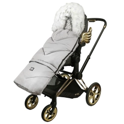 Śpiworek dziecięcy do wózka Combi 4w1 Little Elite GREY śpiwór dla dziecka